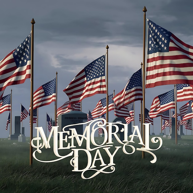 Memorial Day Celebration Design Background