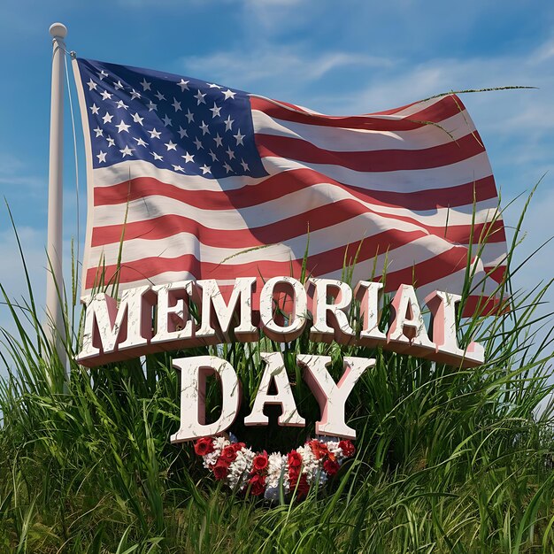 Memorial Day Celebration Design Background