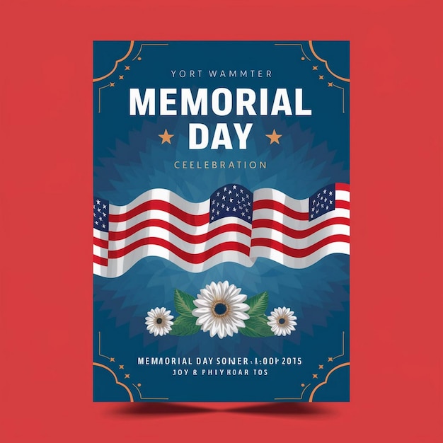 Photo memorial day celebration presentation heartfelt designs for your special event