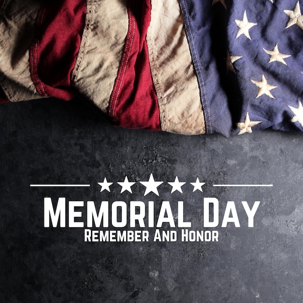 Photo memorial day poster