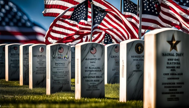 Memorial day remembrance and gratitude