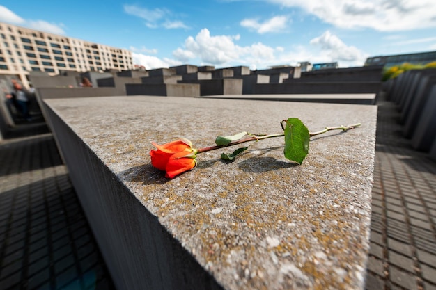 Memorial to the Murdered Jews of Europe in Berlin downtown Germany