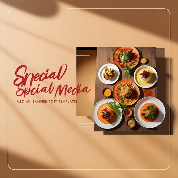 Photo a menu for a special special edition of special special tv program