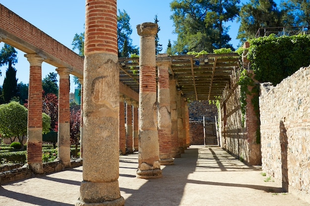 Merida in Badajoz Roman amphitheater Spain 