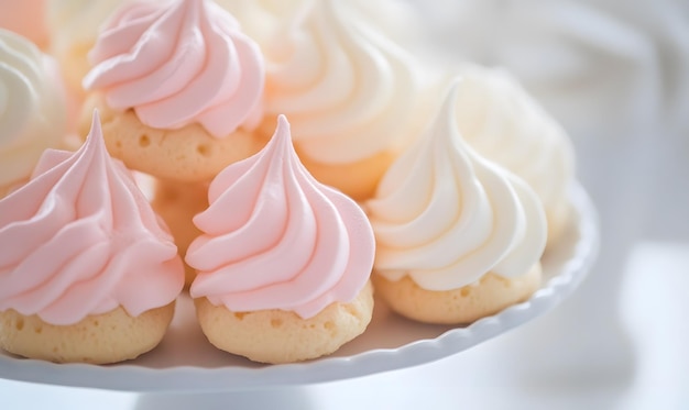 Photo meringue cookies