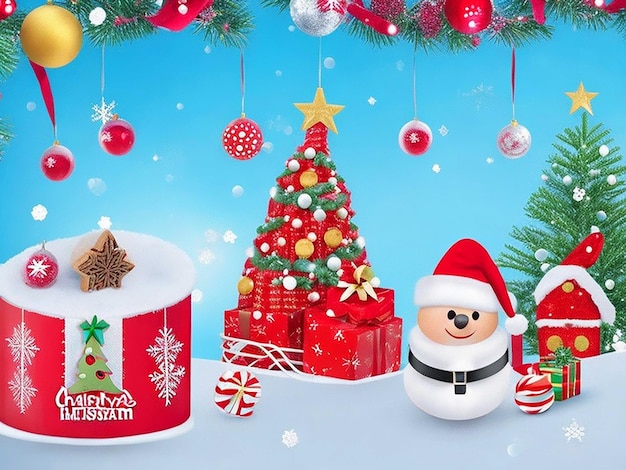 merry christmas and happy new year background