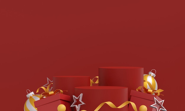 Merry Christmas and happy new year banner design