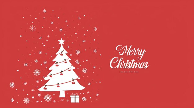 Merry Christmas happy new year greeting card