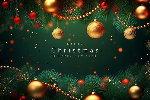 merry christmas and happy new year wallpaper