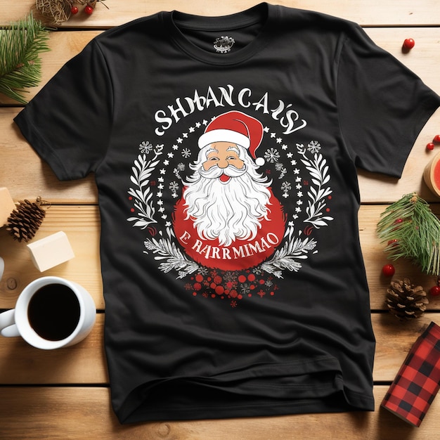 Photo merry christmas tshirt funny christmas saying