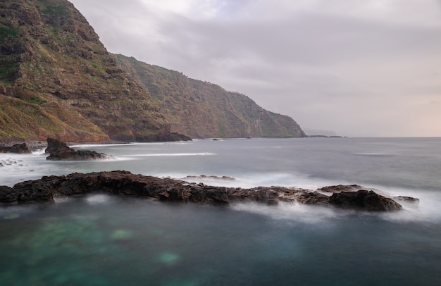 Mesa del Mar volcanic rocks coastline