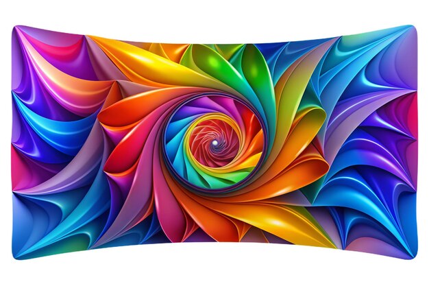 A mesmerizing abstract art piece featuring swirling patterns of vibrant colors The painting consist