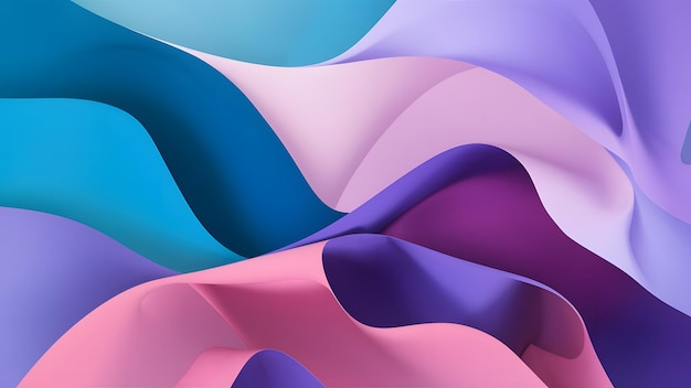 A mesmerizing abstract artwork showcasing a stunning gradient of vibrant colors Generative AI