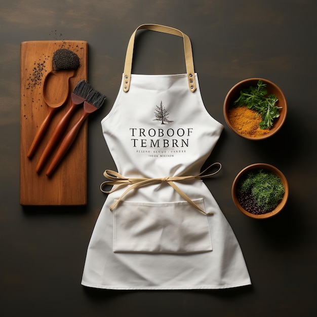 A mesmerizing chef apron design