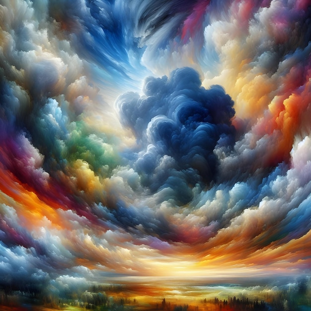 Mesmerizing Cloudscape Captivating Natures Canvas in High Quality Stock Images