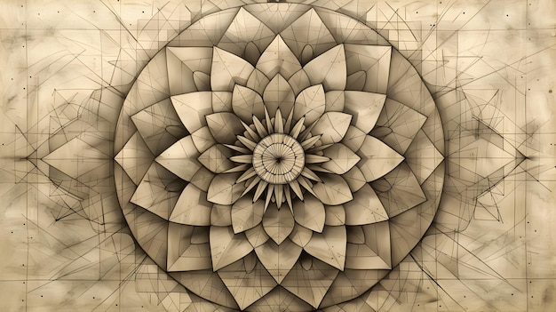 Mesmerizing Mandala Artwork with Intricate Geometric Patterns and Gradients