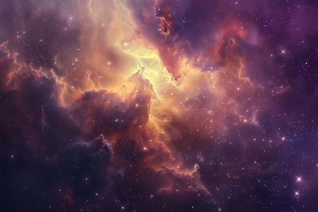 Mesmerizing Nebula Cloudscape Wonders of the Universe