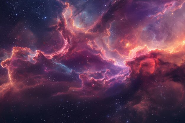 Mesmerizing Nebula Cloudscape Wonders of the Universe