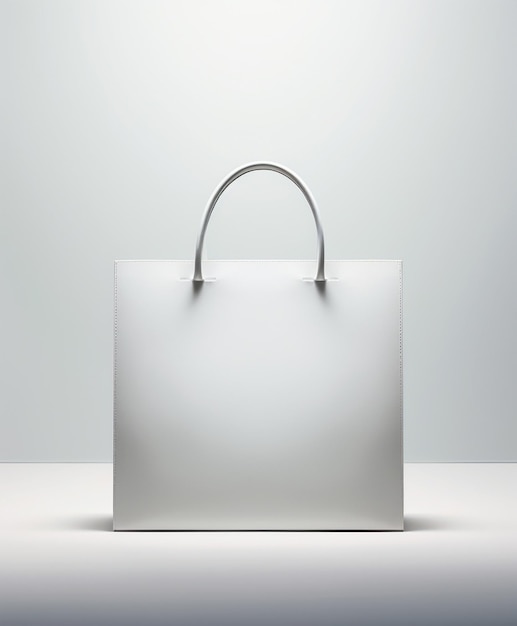 Photo a mesmerizing paper shopping bag for advertising and branding