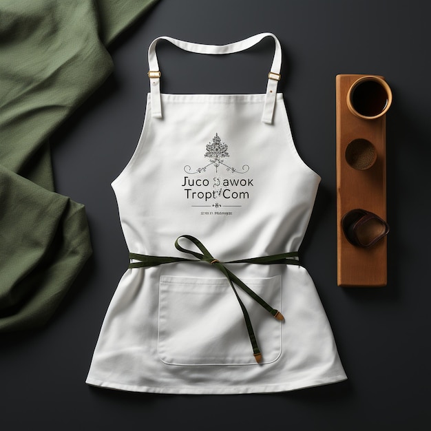 Photo a mesmerizing simple chef apron design