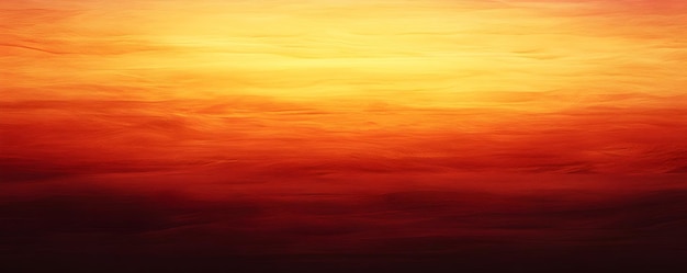 Mesmerizing Sunset Landscape with Vibrant Orange Sky and Silhouettes