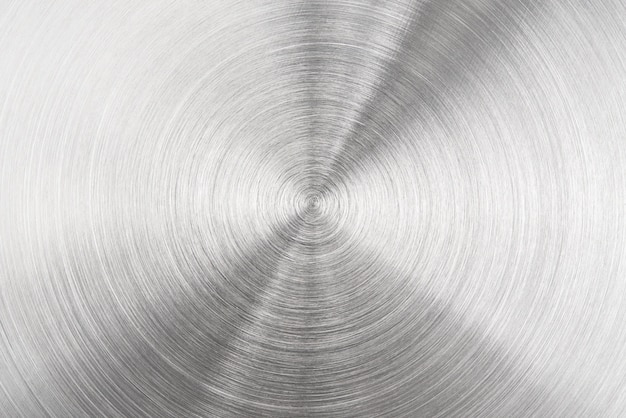 Metal aluminum circle texture surface background 