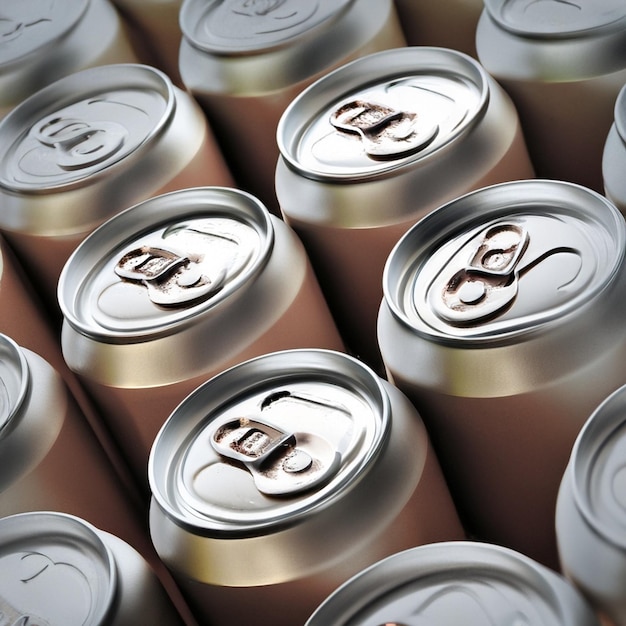 Metal cans for cola drinks