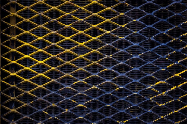 Metal grater grille background.