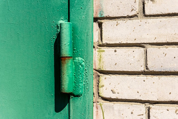 Metal hinge of the garage door Powerful door hinge