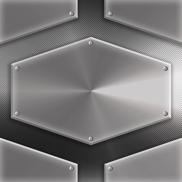 Metal plate background