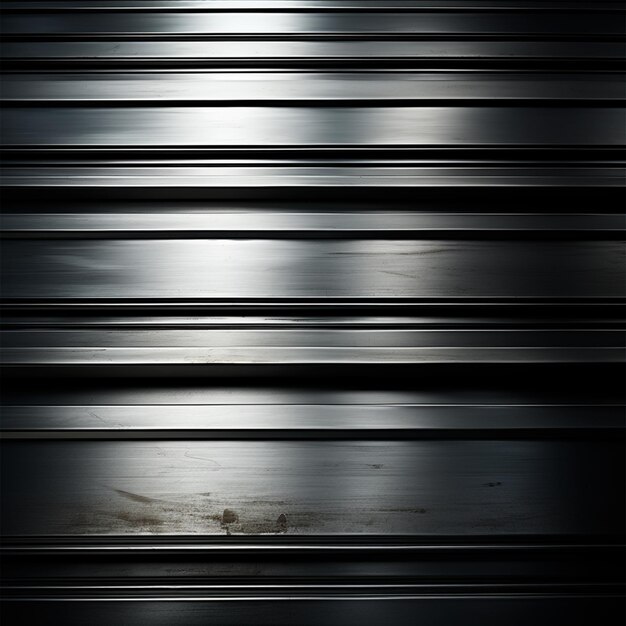 Photo metal texture steel silver background ai generated image