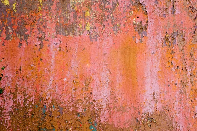 Metal wall with rust. metal corrosion. High quality photo