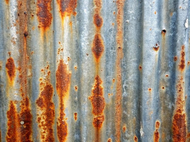 a metal wall with rust and rust spots and a rusted metal background