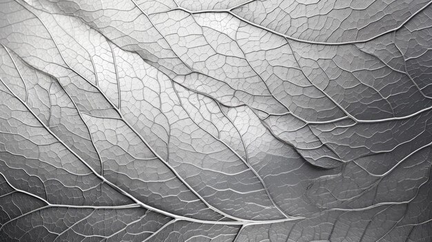 Photo metallic silver leaf texture