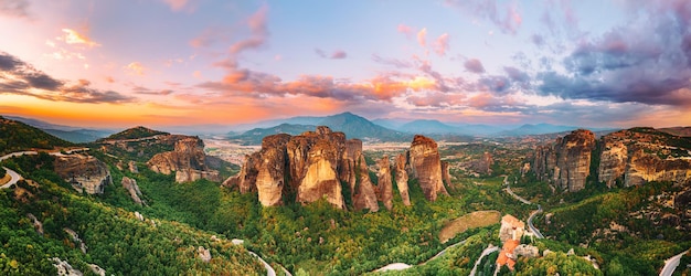 Meteora rocks Greece