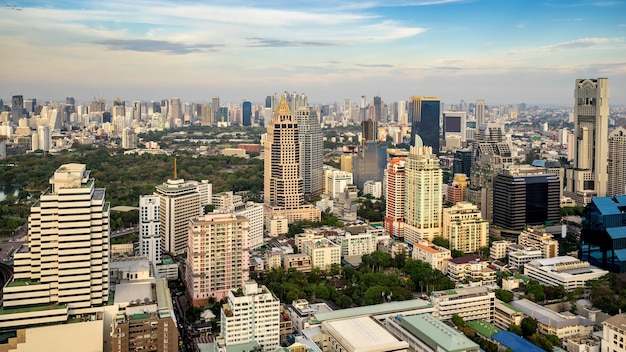 the Metropolitan Bangkok City downtown cityscape urban skyline Cityscape Bangkok city Thai