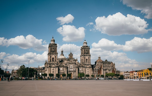 The Metropolitan Cathedral of the Assumption of the Blessed Virgin Mary to the skies of Mexico City