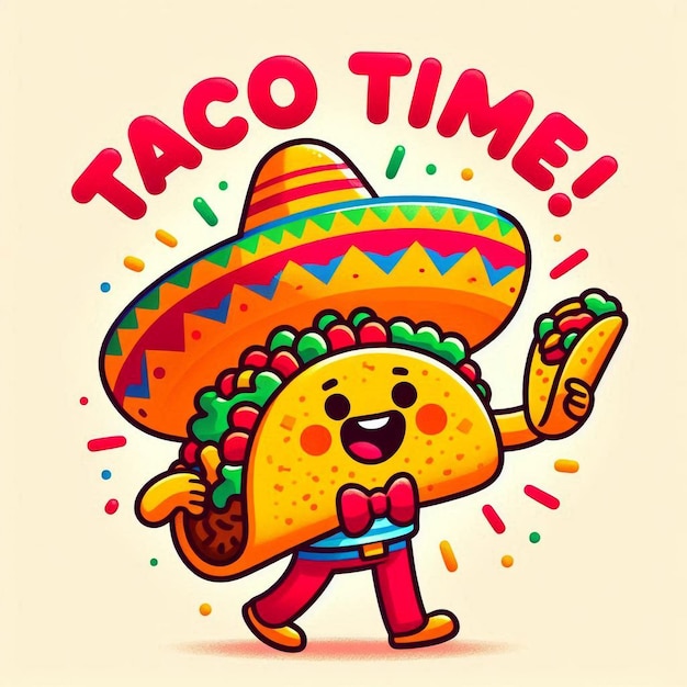 Mexican Cartoon Style Illustrations