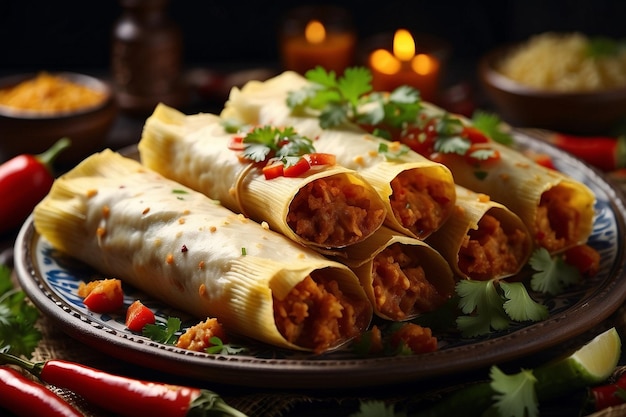 Mexican cuisine traditional meals tamales enchiladas chiles rellenos hispanic heritage month food