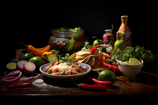 Mexican culinary art mexican food photography