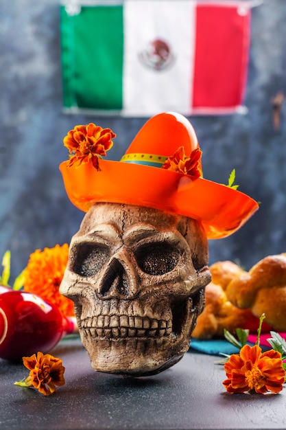 Mexican day of the dead decoration