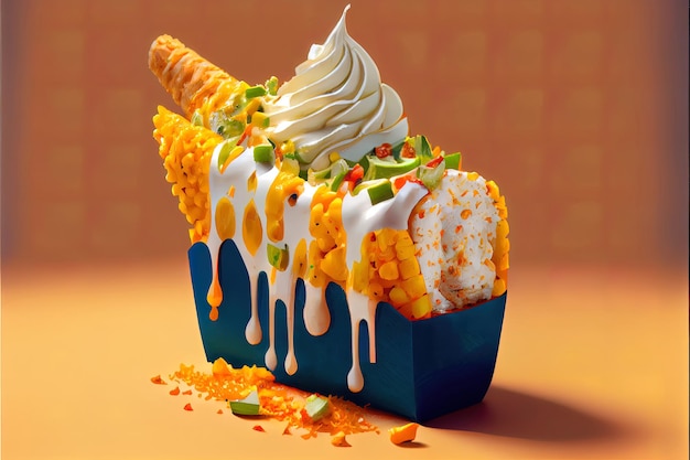 Mexican Elote food