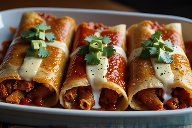 Mexican enchiladas delight