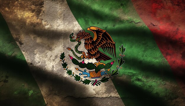 The Mexican flag of strength and wisdomCinco de Mayo 2024