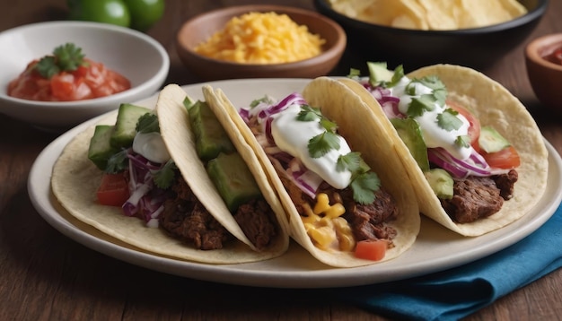 Mexican Food Tacos Masterpieces Artistry on Every Plate