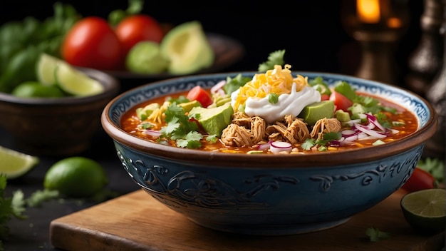 Photo mexican foods pozole