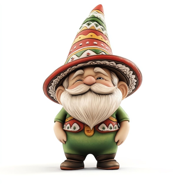 Photo mexican gnome mexican realistic