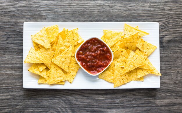 Mexican nachos chips