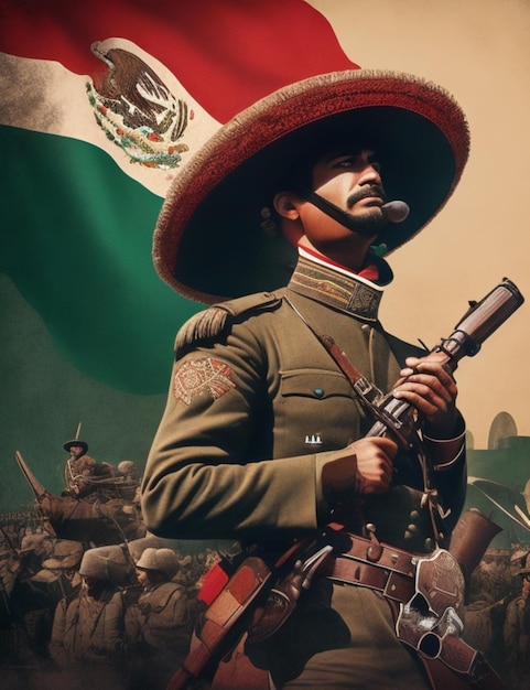 Photo mexican revolution wallpaper background