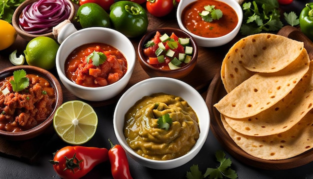 Mexican sauces and dishes